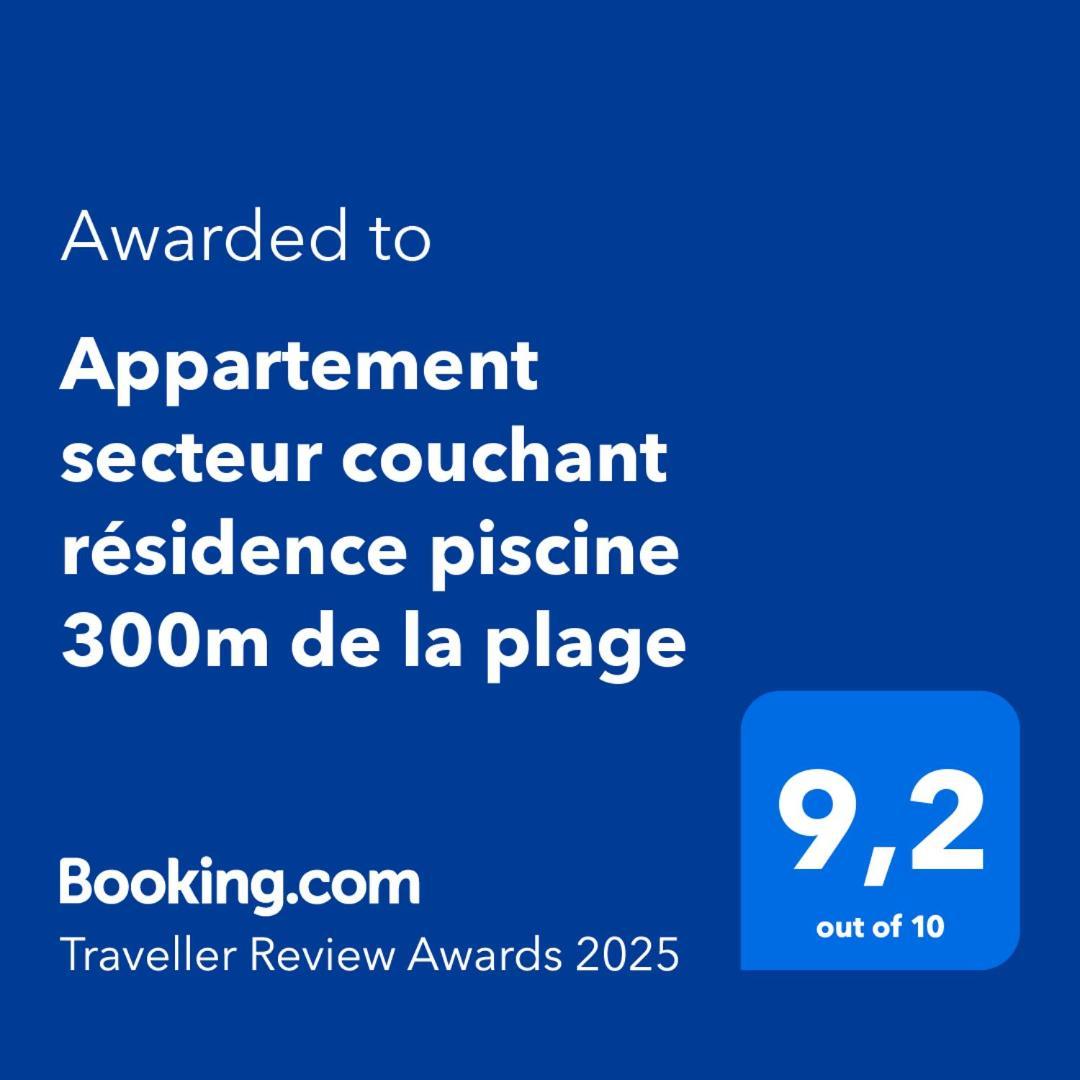 Appartement Secteur Couchant Residence Piscine 300M De La Plage 拉格朗德默特 外观 照片